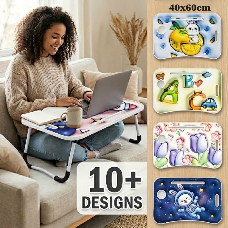 طاولة دراسة محمولة قابلة للطي  رفيقك المثالي للدراسة والعمل! | Foldable Portable Study Table